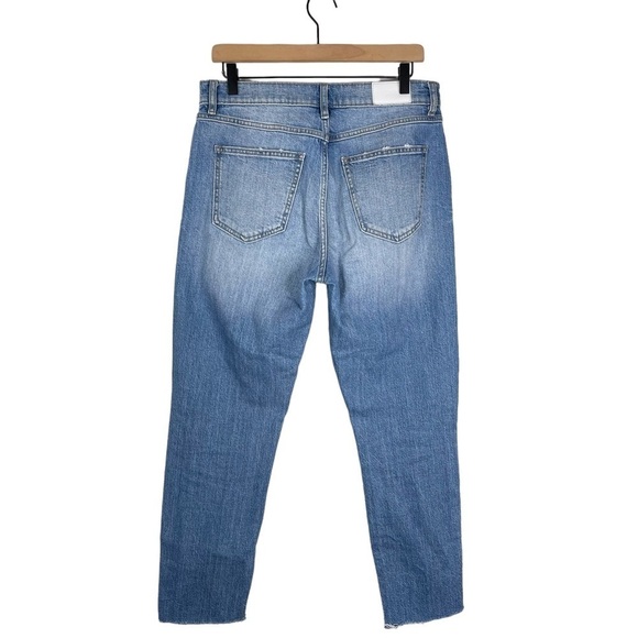 Pistola Jeans 29 High Rise Button Fly Skinny Raw Hem Ripped Stretch Denim Casual - Picture 5 of 10